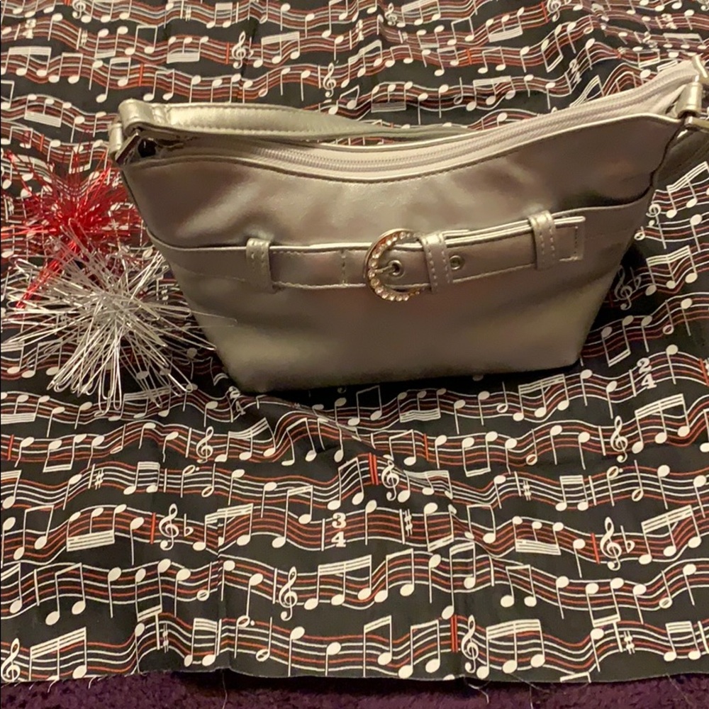 JUST A CUTE LITTLE SILVER STRAP 👛